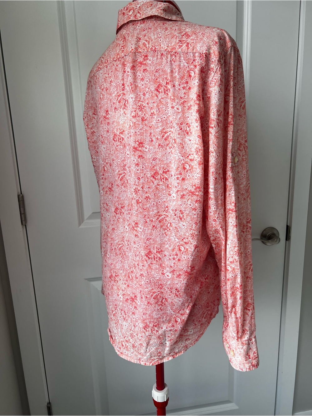 Ralph Lauren Pink and Red Floral Button-Front Shirt - Picture 6 of 7